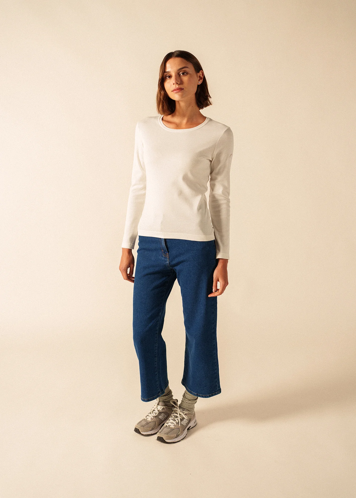 T-shirt Celina - en coton (ECUME) - Image 3