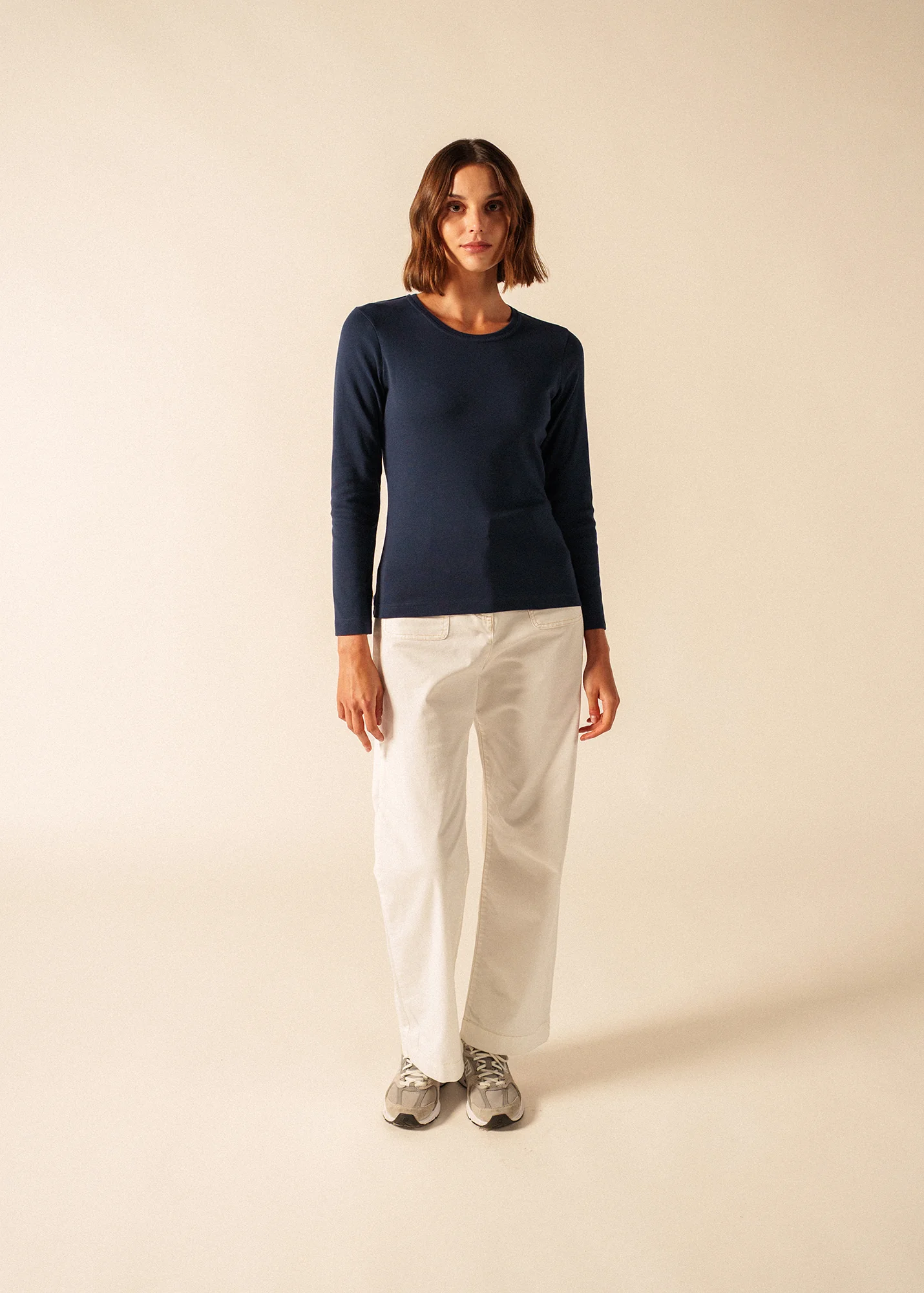 T-shirt Celina - en coton (MARINE) - Image 3