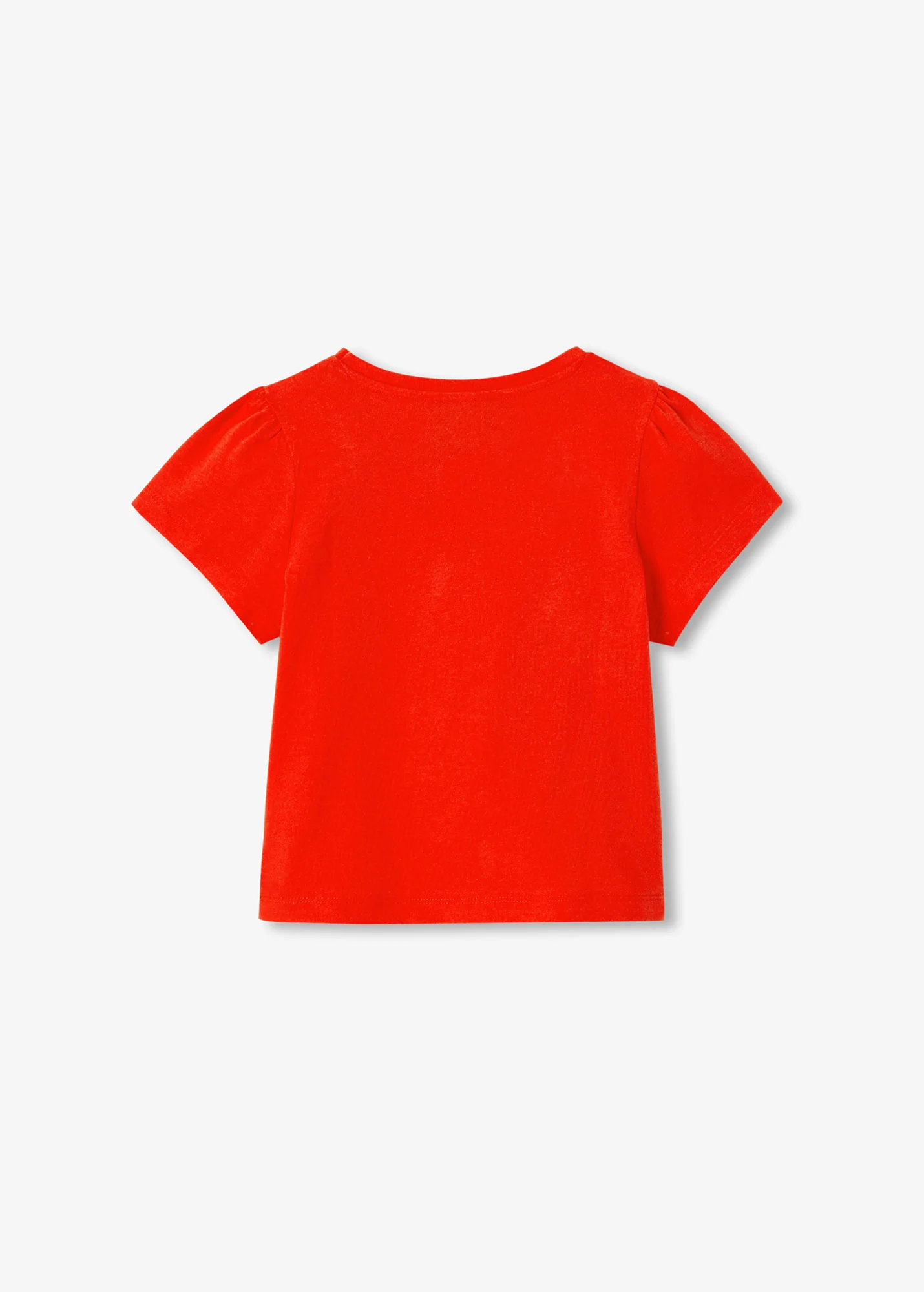 T-shirt fille x Jacadi (ROUGE TOMATE) - Image 4