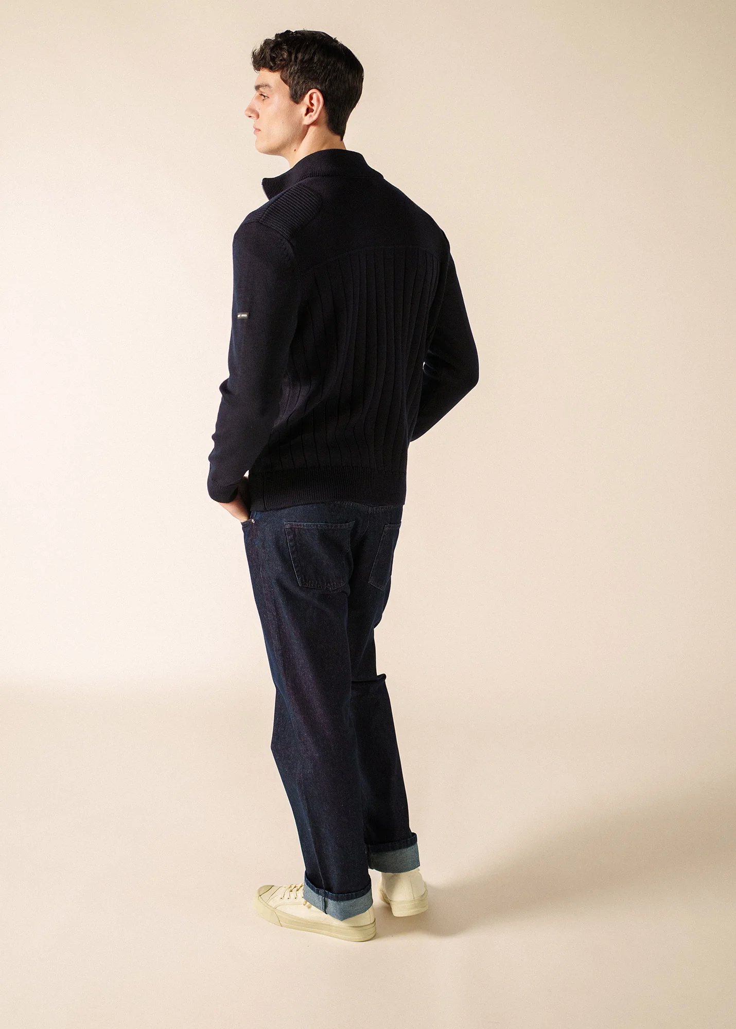 Gilet Calypso Réédit (NAVY/BLANC) - Image 5